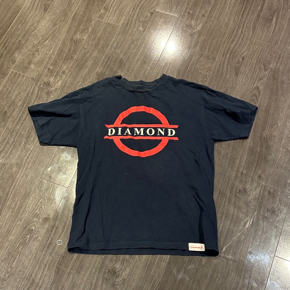 Diamond Supply Co. Black Tee with Red Circle Logo